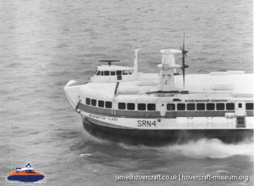 SRN4 prototype GH-2007 -  (credit: The <a href='http://www.hovercraft-museum.org/' target='_blank'>Hovercraft Museum Trust</a>).